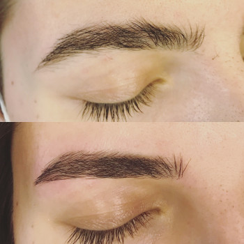 Коррекция и окрашивание бровей
