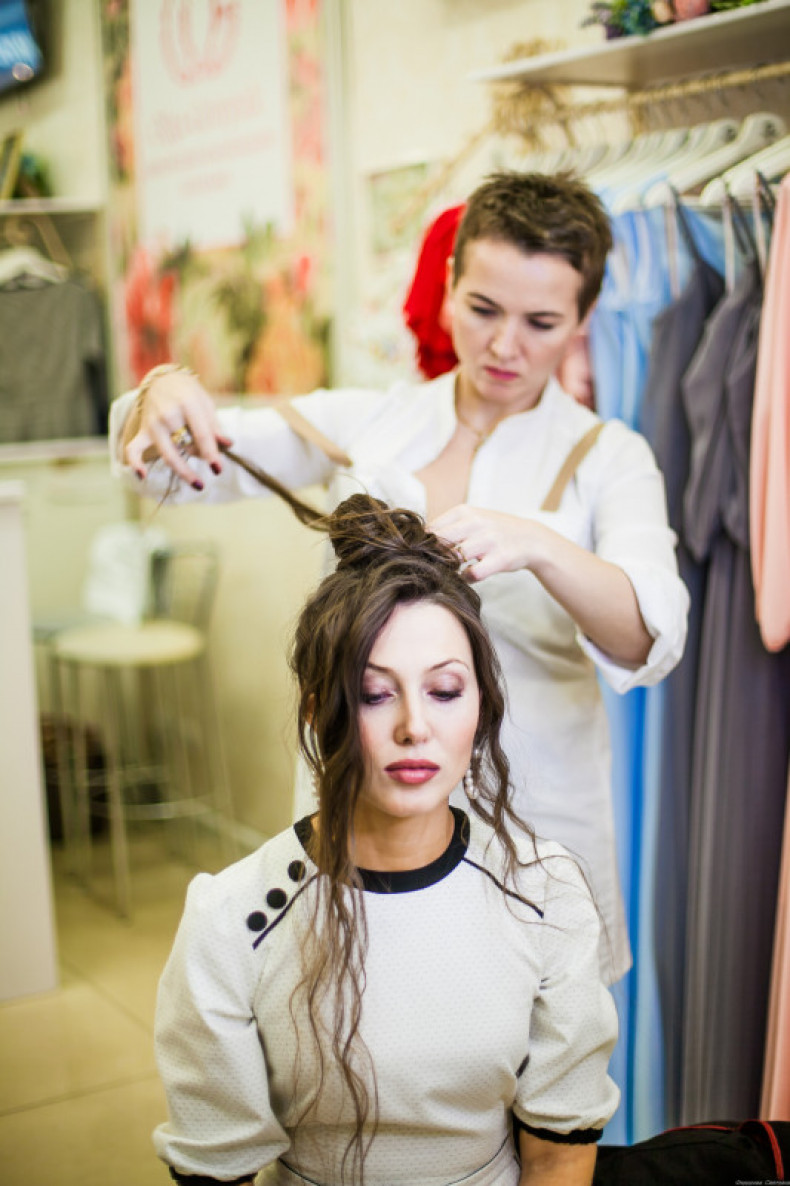 Причёска-макияж, фото -  