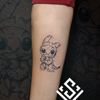 Тату на руке мультяшные, фото - Тату мастер Вадим Случак