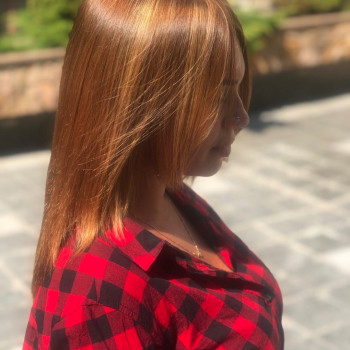 Окрашивание с бликами