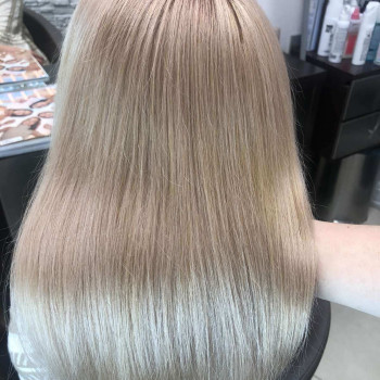 Здоровый блонд без порошка, только крем красителями
Чек2000