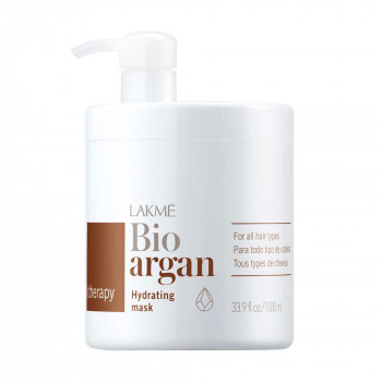 Арганова зволожувальна маска для волосся Lakme K.Therapy Bio Argan Hydrating Mask, 1 л