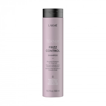 Безсульфатний дисциплінувальний шампунь Lakme Teknia Frizz Control Shampoo для кучерявого волосся, 300 мл