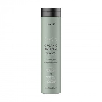 Безсульфатний зволожувальний шампунь для волосся Lakme Teknia Organic Balance Shampoo, 300 мл