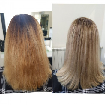 Мелирование + тонирование