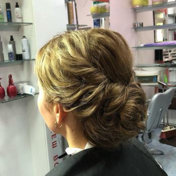 Вечерняя прическа