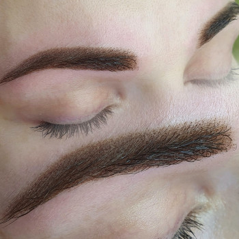 Татуаж брів перманентний макіяж, фото - Студія татуажу ABBA