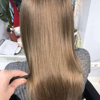 Реконструкция волос с кератином