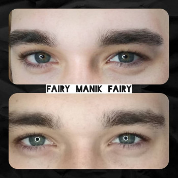 Оформление и торирование мужских бровей