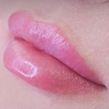 акварельные губы