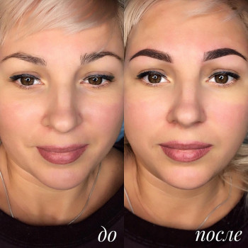 Пудровые Брови Перманентный макияж Бровей
                    Мастер перманентного макияжа Диана Харьков