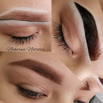 Окрашивание бровей и ресниц