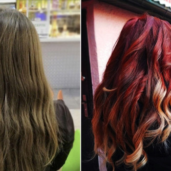 Окрашивание омбре
                    Парикмахер Елена Харьков