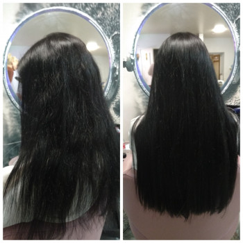 120 грамм, 280 прядей, длина 60 см