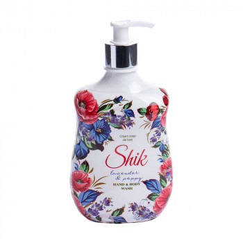 Рідке крем-мило Shik Hand & Body Wash Lavender & Poppy Лаванда та мак, 500 г