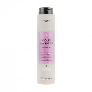 Шампунь Lakme Teknia Color Refresh Violet Lavender Shampoo для фарбованого волосся фіолетових відтінків, 300 мл