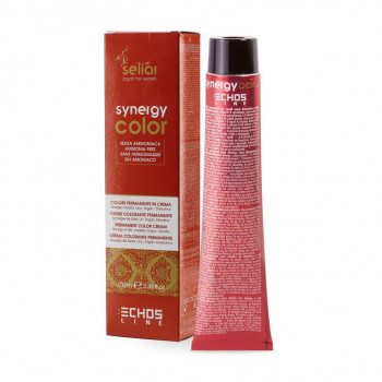 Безаміачна крем-фарба для волосся Echosline Seliar Synergy Color з арганою та кератином 6.7 Dark Blonde Brown, 100 мл