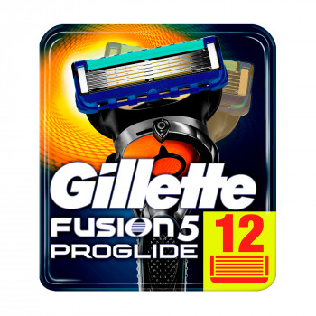 Змінні картриджі для гоління Gillette Fusion 5 ProGlide, чоловічі, 12 шт