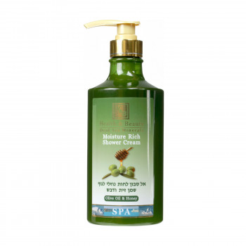 Крем-гель для душу Health And Beauty Moisture Rich Shower Cream Оливкова олія та мед, зволожувальний, 780 мл