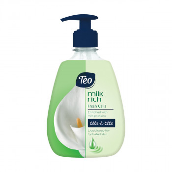 Рідке мило для рук Teo Rich Milk Coconut, 400 мл