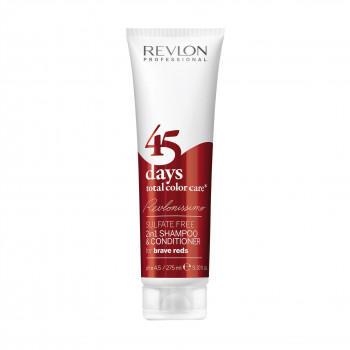 Шампунь-кондиціонер Revlon Professional Revlonissimo 45 Days Color Care Brave Reds для червоних відтінків волосся, 275 мл