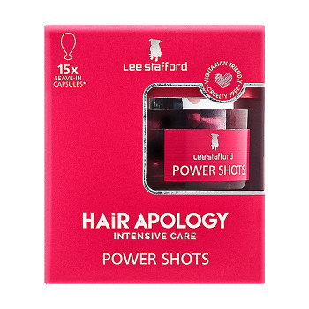 Капсули Lee Stafford Hair Apology Power Shots, для пошкодженого волосся, 15*1.25 мл