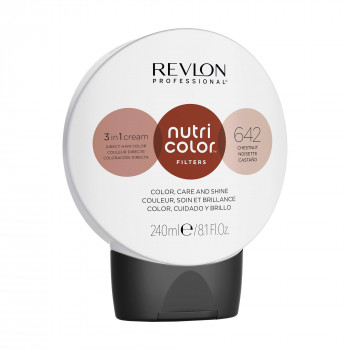 Тонувальний крем-бальзам для волосся Revlon Professional Nutri Color Filters Toning 642 Chestnut, 240 мл