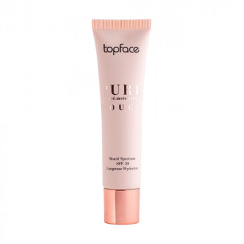 Тональний крем для обличчя Topface Pure Touch Tinted Moisturizer SPF 20 зволожувальний, 02 Sour Cream, 30 мл