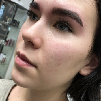 Моделирование бровей, хна