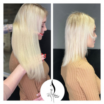 Наращивание волос - это абсолютно безопасная процедура