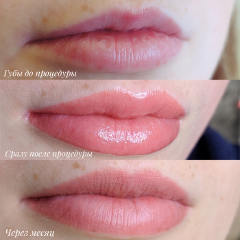 Акварельные губы Nude Blush
                    Мастер перманентного макияжа Лидия Киев
