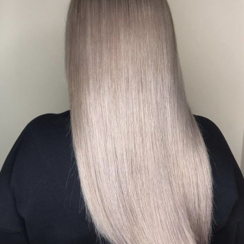 Бежевый блонд, фото - Парикмахер-колорист Алёна Жиденко