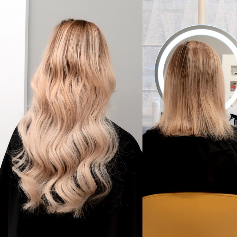 Наращивание волос - 252 фото до и после