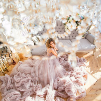 Нежная фотосессия в платье женственная, фото -  Анна Винокурова