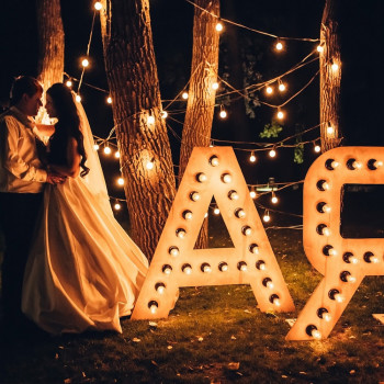 Фотосесія з гірляндою, фото -  Станислав Гросолов