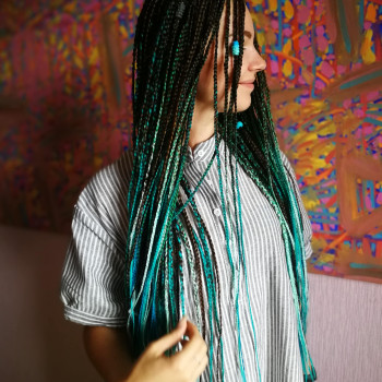 Афрокосы, box braids, афрокосички
                    Брейдер Наташа Киев