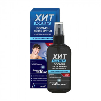 Чоловічий лосьйон після гоління Aromat ХИТ For Men з олією евкаліпта, 100 мл