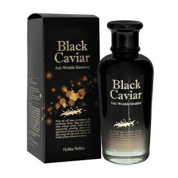 Ліфтинг емульсія для обличчя Holika Holika Black Caviar Antiwrinkle Emulsion з екстрактом чорної ікри, 120 мл
