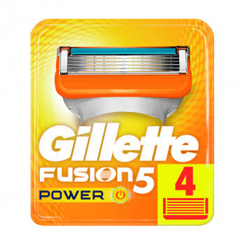 Змінні картриджі для гоління Gillette Fusion 5 Power чоловічі, 4 шт