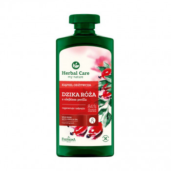 Живильна гель-олія для ванни та душу Farmona Herbal Care Дика троянда та олія шипшини, 500 мл