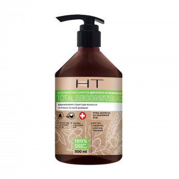 Безсульфатний шампунь Hair Trend Total Reconstruction для сухого та пошкодженого волосся, 500 мл