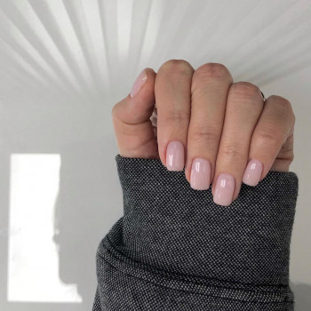 маникюр с укреплением геля и покрытие гель лака