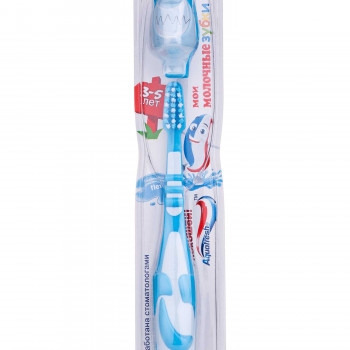 Дитяча зубна щітка Aquafresh Мої молочні зубки, 3-5 років, м'яка, 1 шт