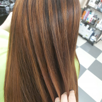 Коричневый цвет волос, фото -  Яна Овчарова