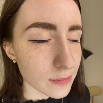 Окрашивание бровей краской + коррекция