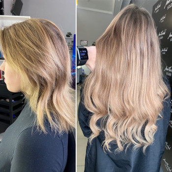 Нарощення волосся мікрокапсульне
                    Перукар-колорист Анна Хмельницький