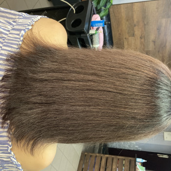 Окрашивание волос красителем марки Indola