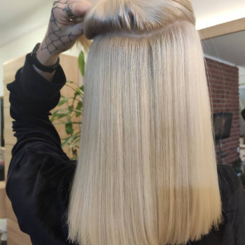 После/блонд без порошка, кератиновое выравнивание волос