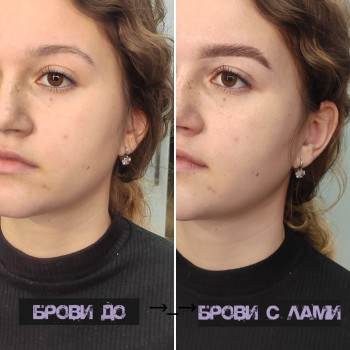 Ламинирование бровей с окрашиванием
                    Бровист Катерина Кривой Рог