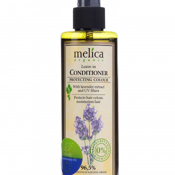 Кондиціонер для фарбованого волосся Melica Organic Leave-in Protecting Colour Conditioner з екстрактом лаванди, що не потребує змивання, 200 мл